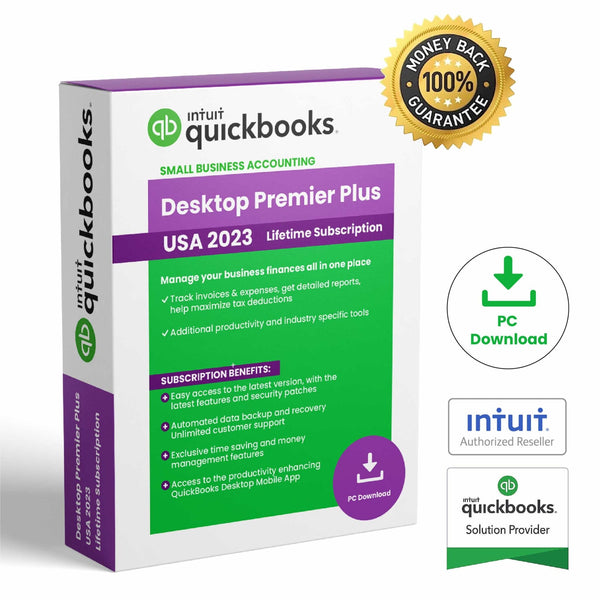 QuickBooks Desktop Premiere Plus 2023 No-Subscription