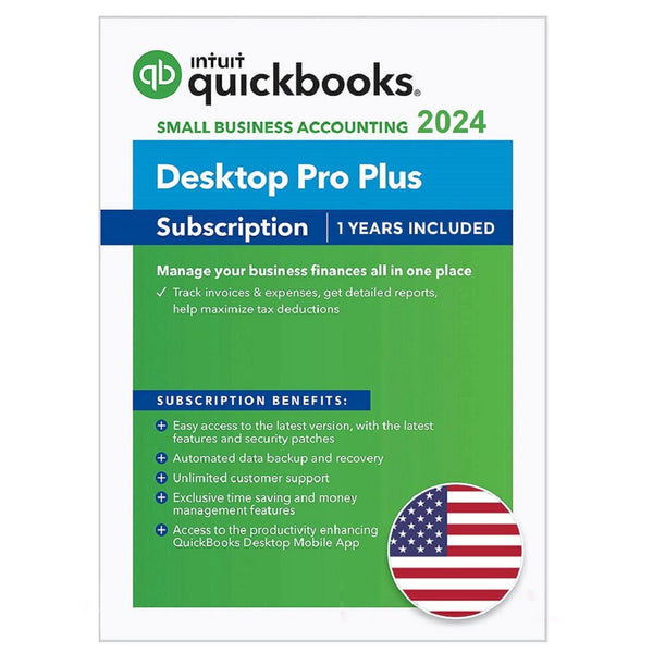 Quickbooks Desktop Pro Plus 2024 | Lifetime License | US VERSION |